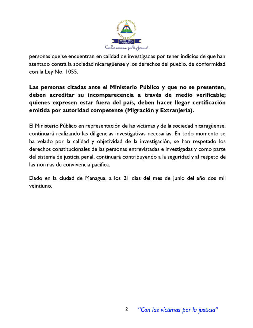 comunicado-18-mp-nicaragua